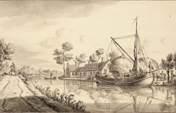 trekvaart bij betlhehem 18e eeuw lei001024063