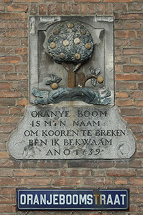 gevelsteen oranjeboom raadhuislaan